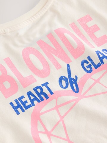 Next T-shirt 'Blondie' i vit