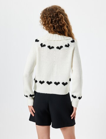 Koton Knit Cardigan in White