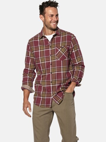BABISTA Regular fit Button Up Shirt 'Saltinora' in Red