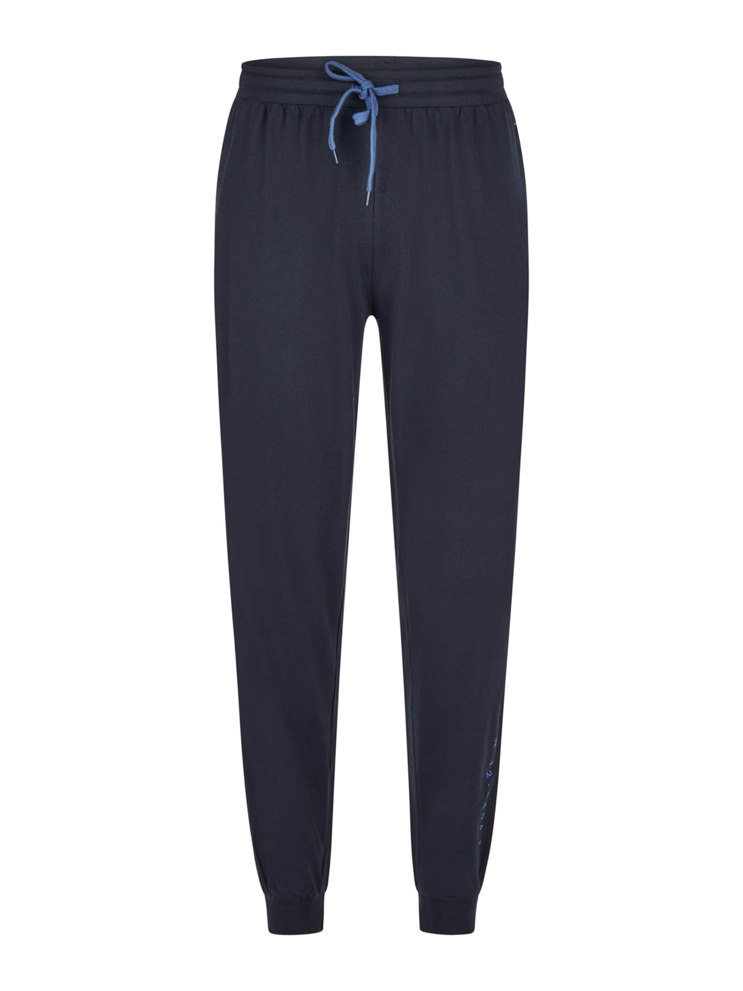 Pyjama long ' Cozy Classic ' Phil & Co. Berlin en bleu