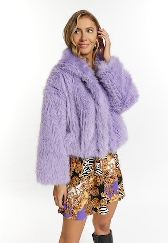 faina Winter Jacket in Purple: front