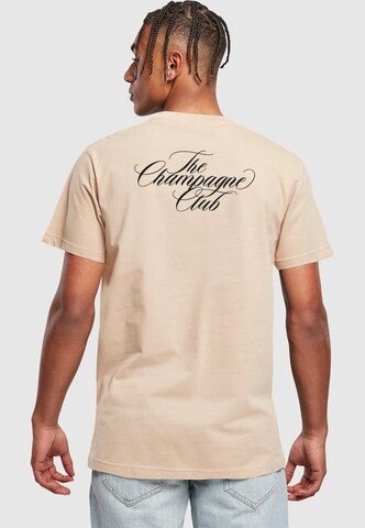 Mister Tee T-Shirt 'Champagne Club' in Beige: Vorderseite
