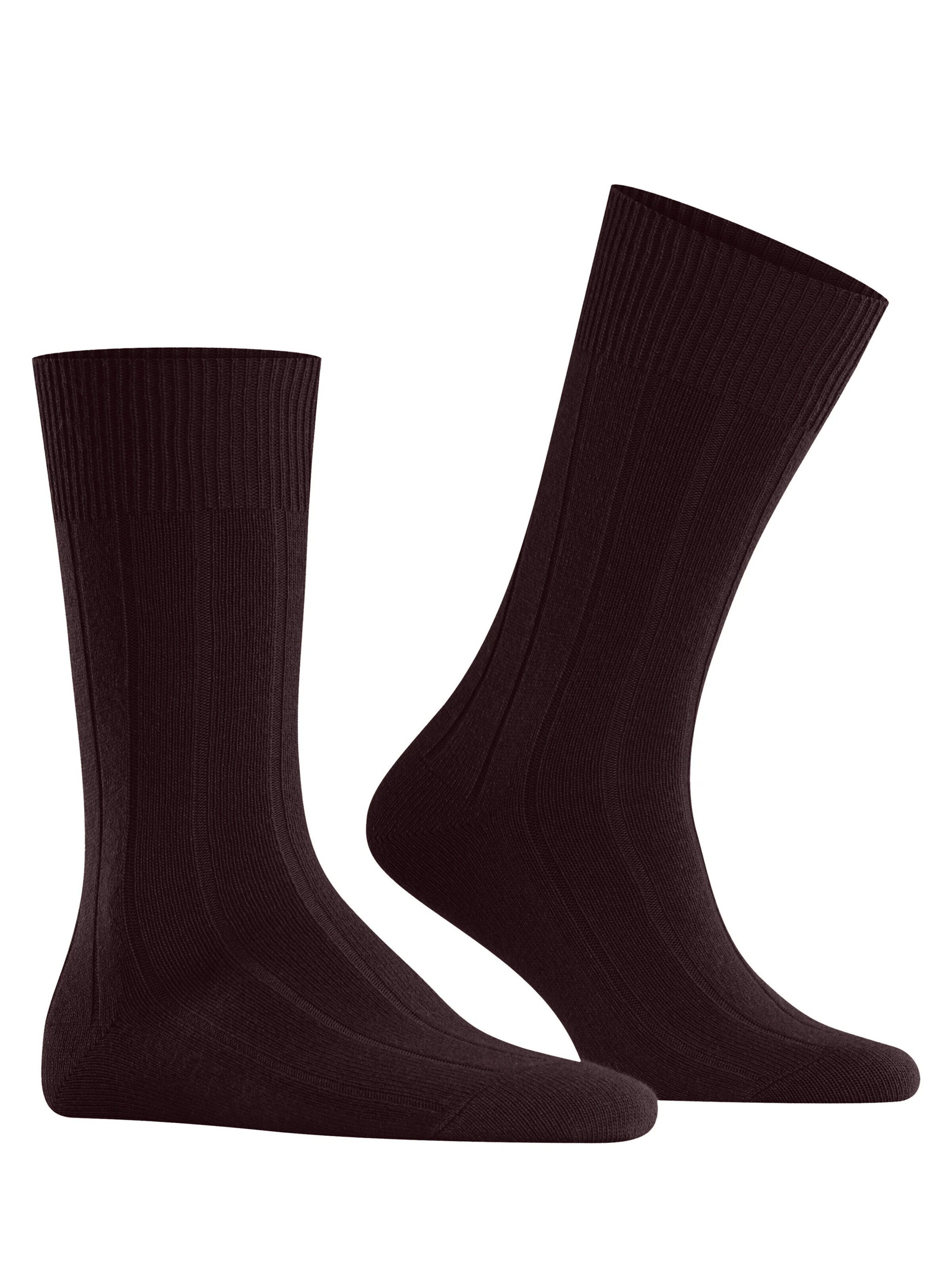 FALKE Socks 'Lhasa Rib' in Red