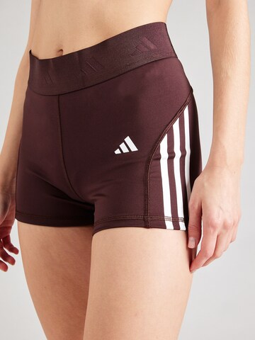 ADIDAS PERFORMANCE - Skinny Pantalón deportivo 'HYGLM' en marrón