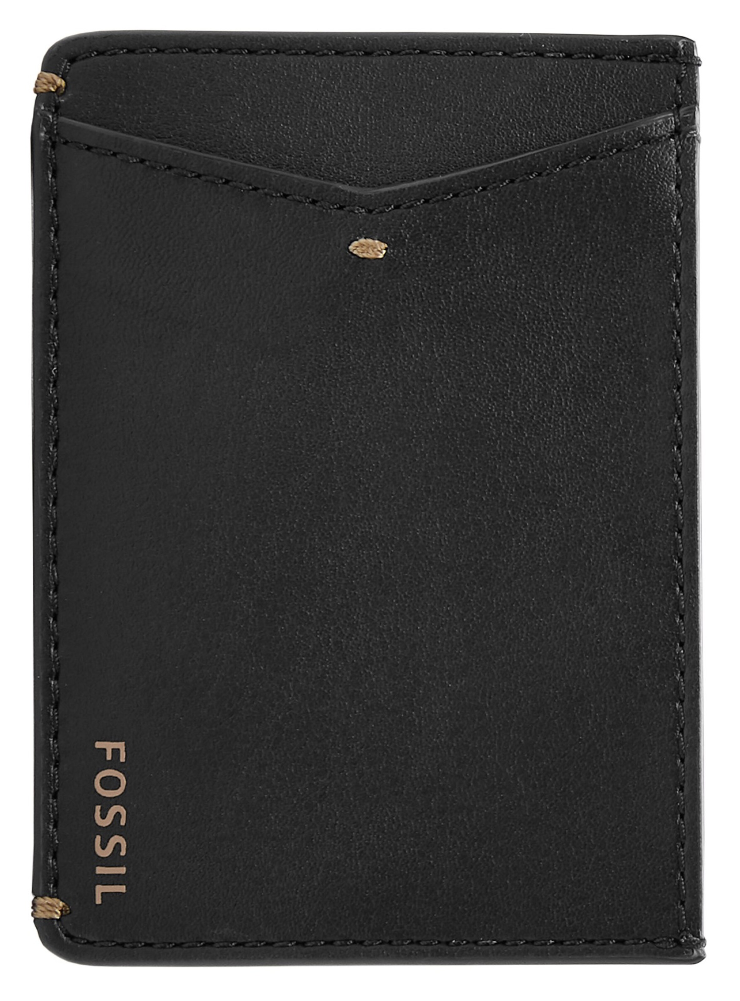 FOSSIL Etui 'Joshua' in Schwarz: Vorderseite