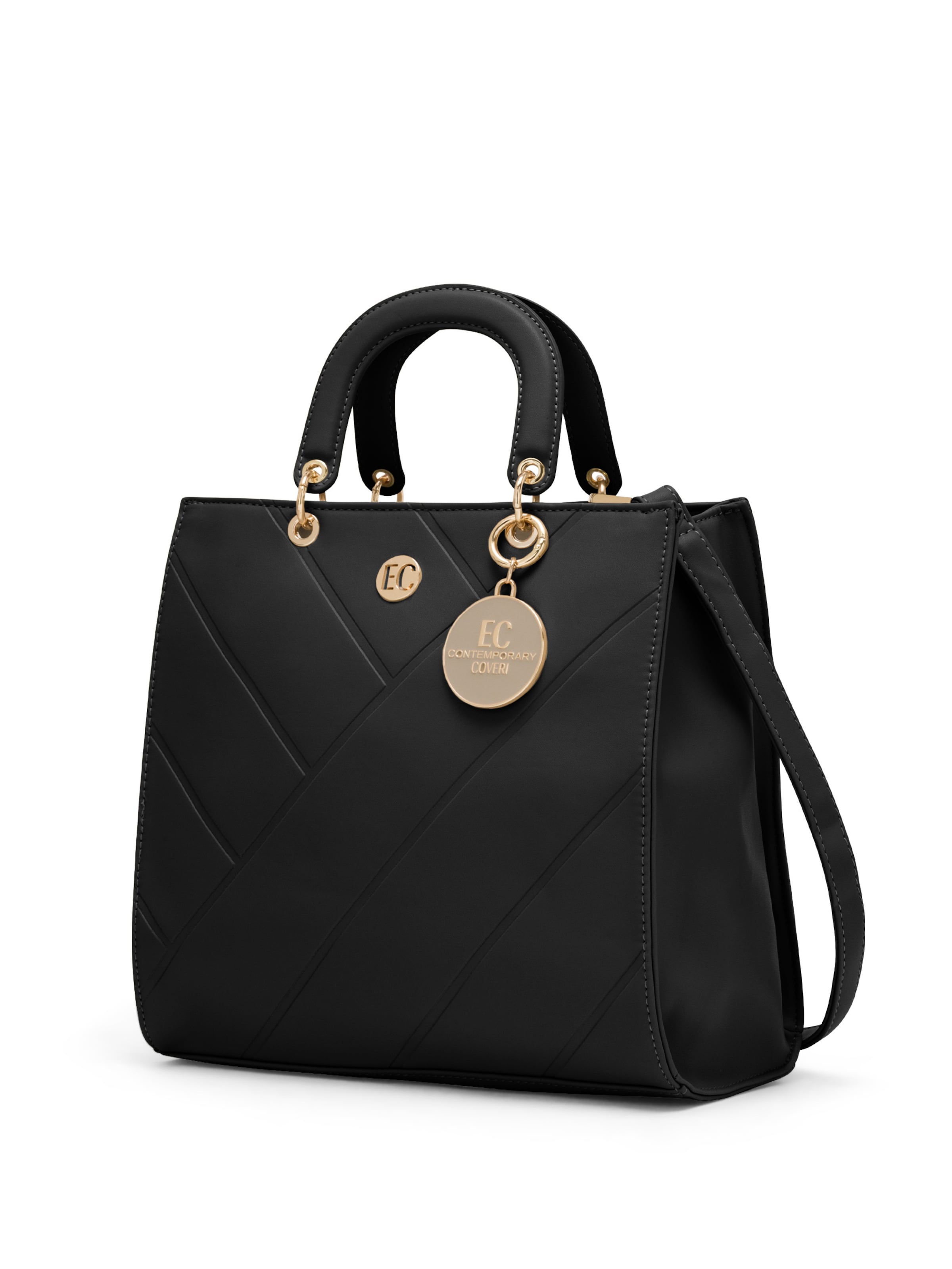Enrico Coveri Handtas 'Rychelle' in Zwart