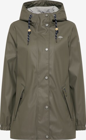 Schmuddelwedda Between-Season Jacket in Green: front