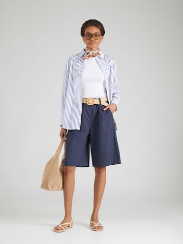 Wide leg Pantaloni cutați 'Ja44ana' de la ZABAIONE pe albastru