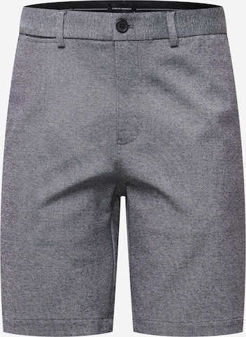 Clean Cut Copenhagen Слим фит Панталон Chino 'Milano' в сиво: отпред