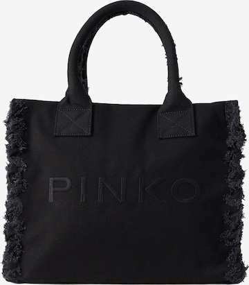 PINKOShopper torba - crna boja: prednji dio