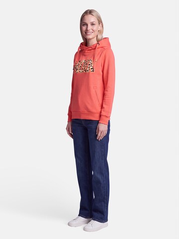 salzhaut Sweatshirt 'Sünn - Moin Leo ' in Oranje: zijkant