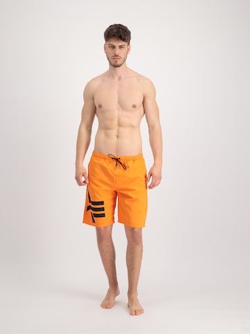 Regular Pantaloni sport de la ALPHA INDUSTRIES pe portocaliu: față