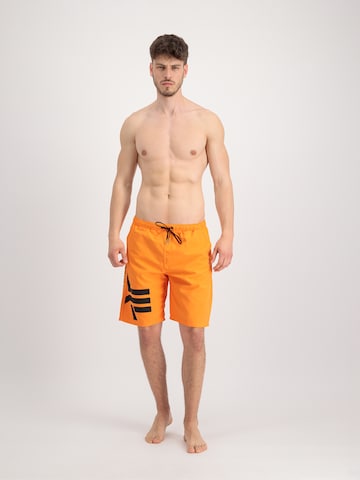 ALPHA INDUSTRIES Regular Sporthose in Orange: predná strana