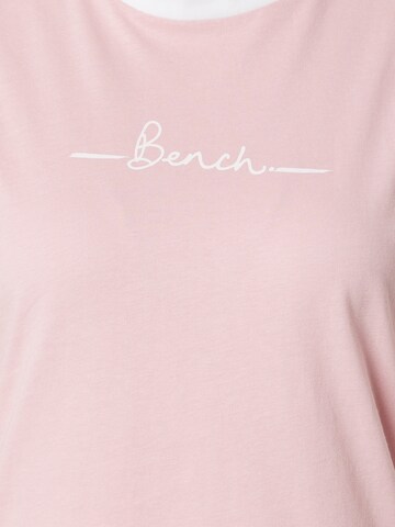 BENCH - Camisa 'VARSITY' em rosa