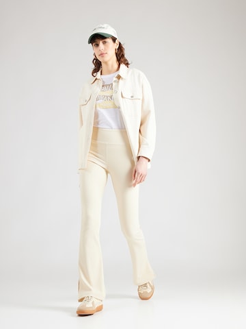 EA7 Emporio Armani Расклешенный Леггинсы в Бежевый