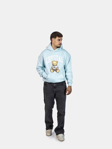 Crystal Paris Sweatshirt 'Teddy' in Blauw
