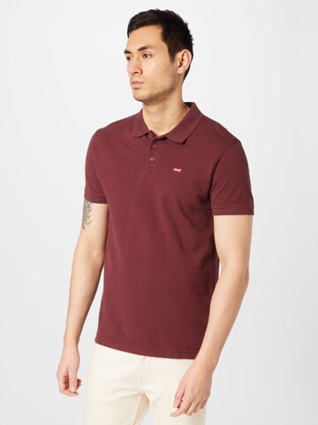 LEVI'S ®Majica 'Housemark Polo' - crvena boja: prednji dio