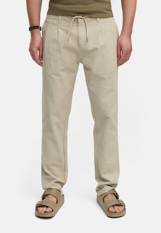 INDICODE JEANS Regular Pants 'Webb' in Beige: front