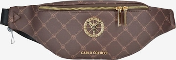 Carlo Colucci Fanny Pack in Brown: front