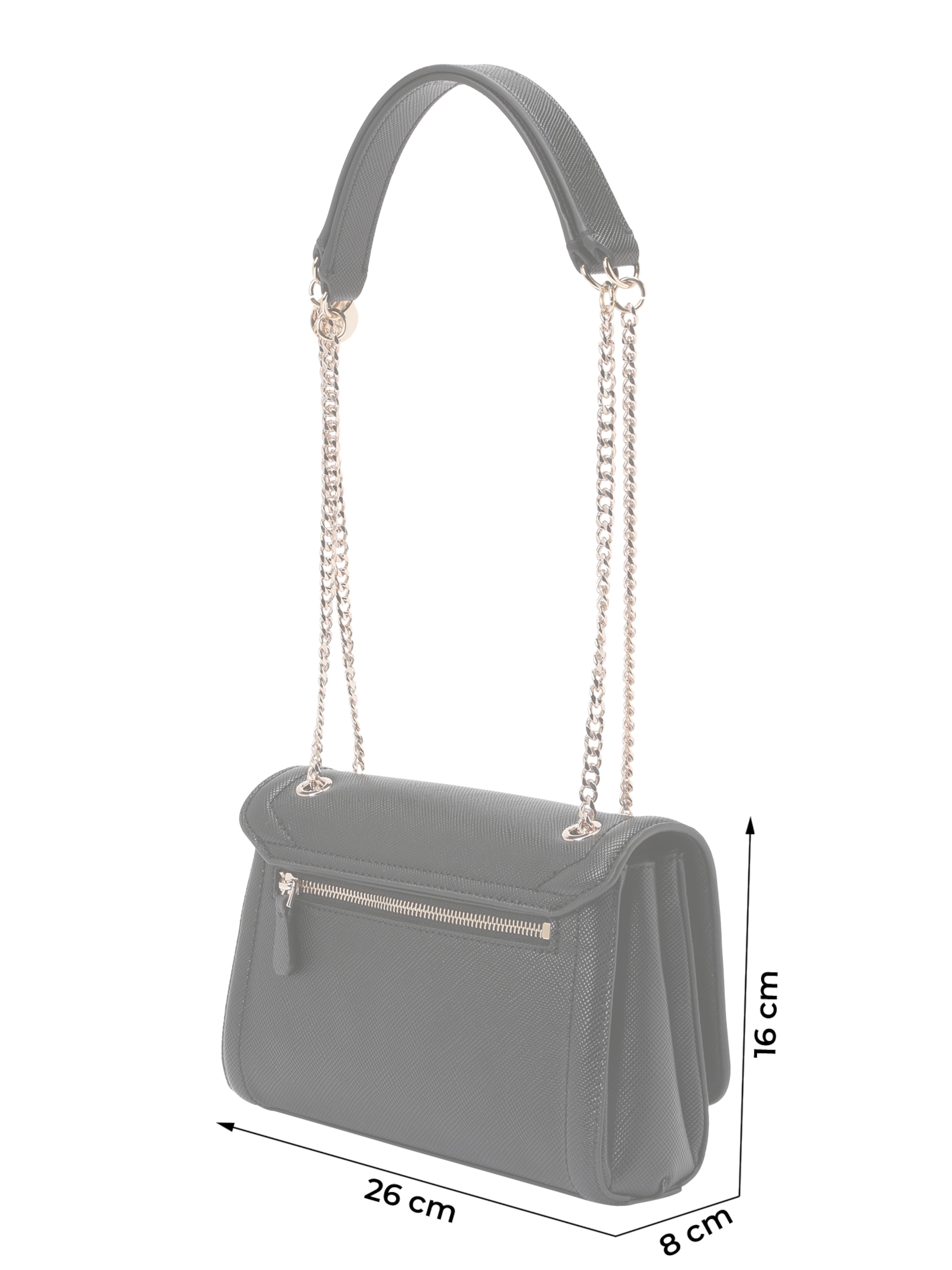 GUESS Handväska 'NOELLE II CNVRTBLE XBODY FLAP' i svart