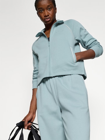 ONLY PLAY Athletic Zip-Up Hoodie in Blue