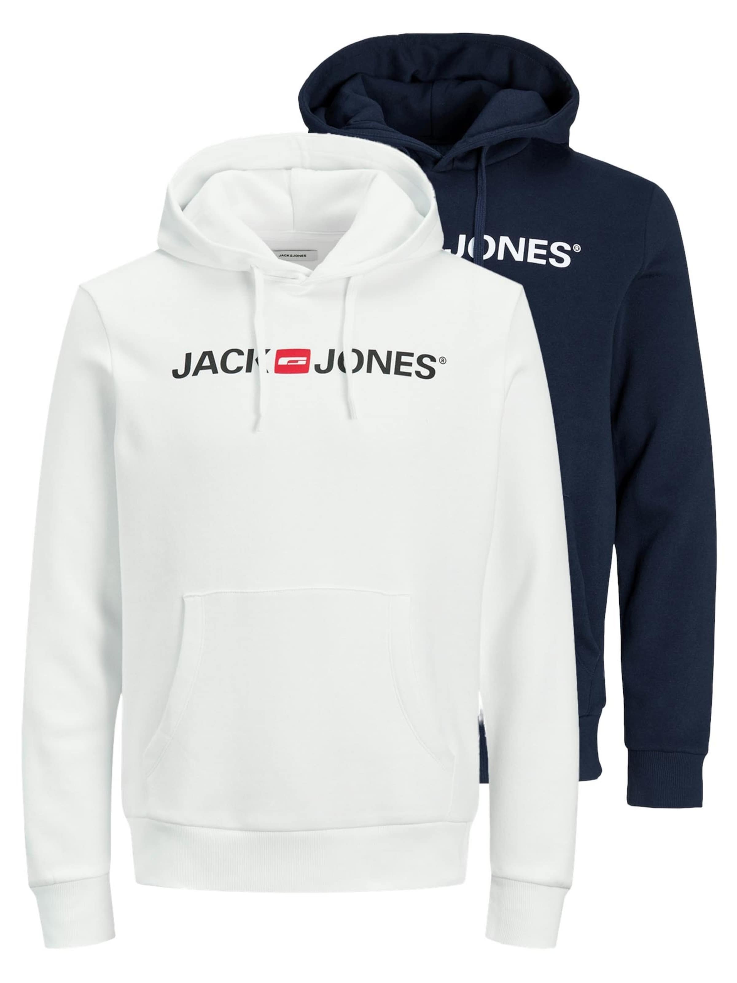 JACK & JONES Sweatshirt 'Corp' in Blue: front