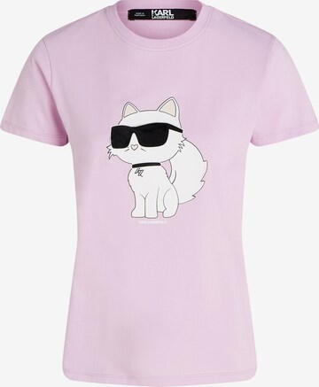 Karl Lagerfeld T-Shirt in Lila: predná strana