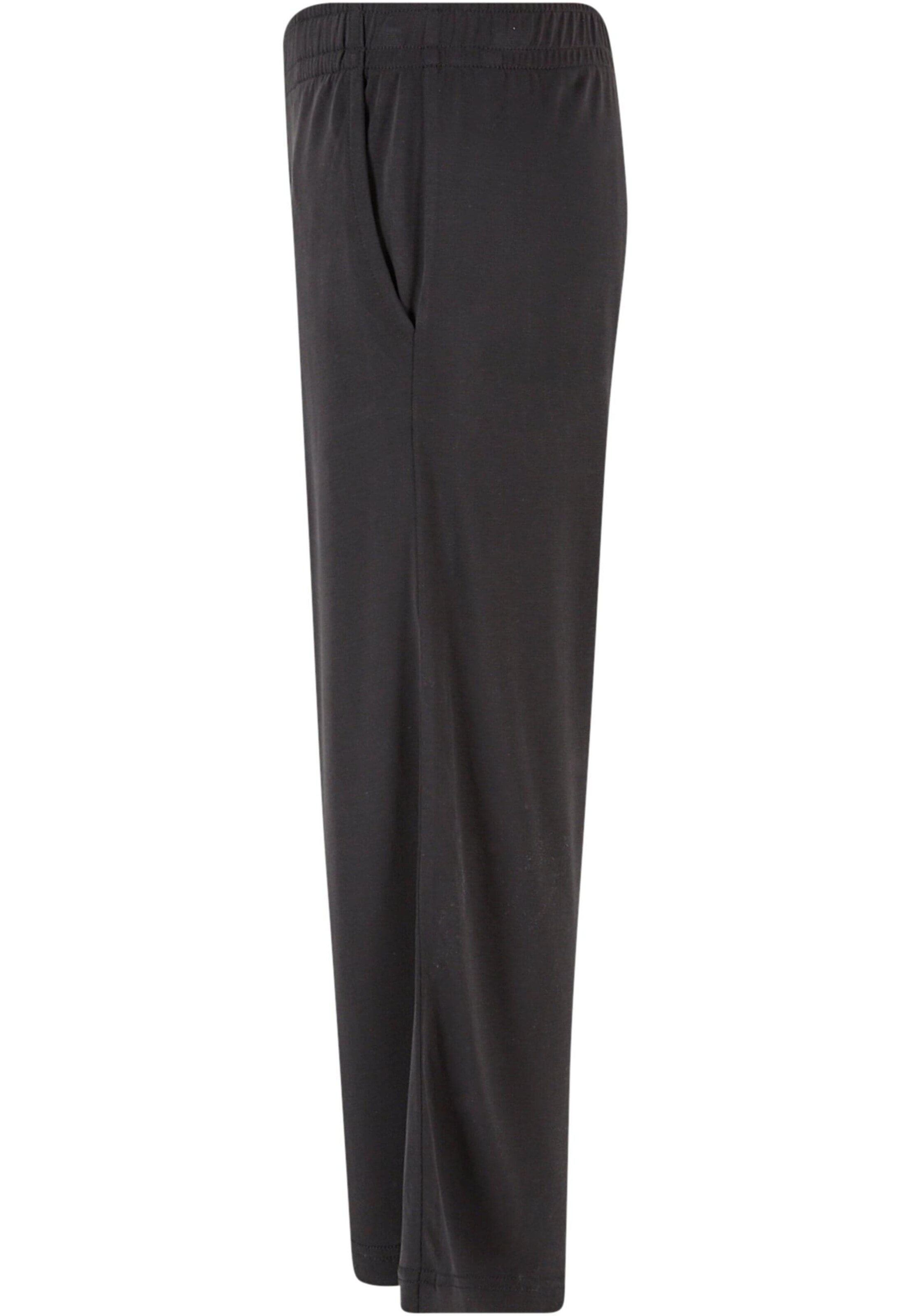 Urban Classics Wide leg Trousers in Black