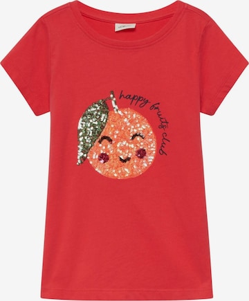 s.Oliver Shirt 's.Oliver - Meisjes t-shirt' in Rood: voorkant