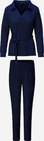 LingaDore Pyjama in Blau: Vorderseite
