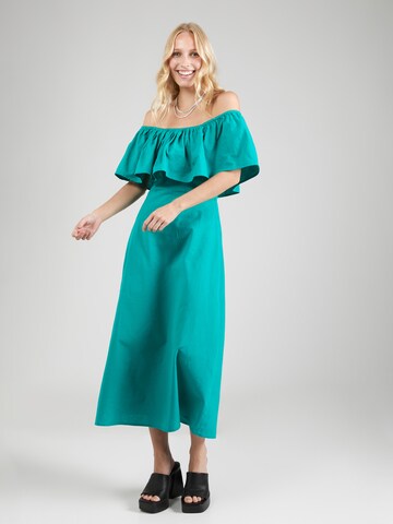 Dorothy Perkins - Vestido de verão 'Bardot' em verde