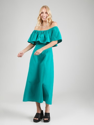 Dorothy Perkins Poletna obleka 'Bardot' | zelena barva