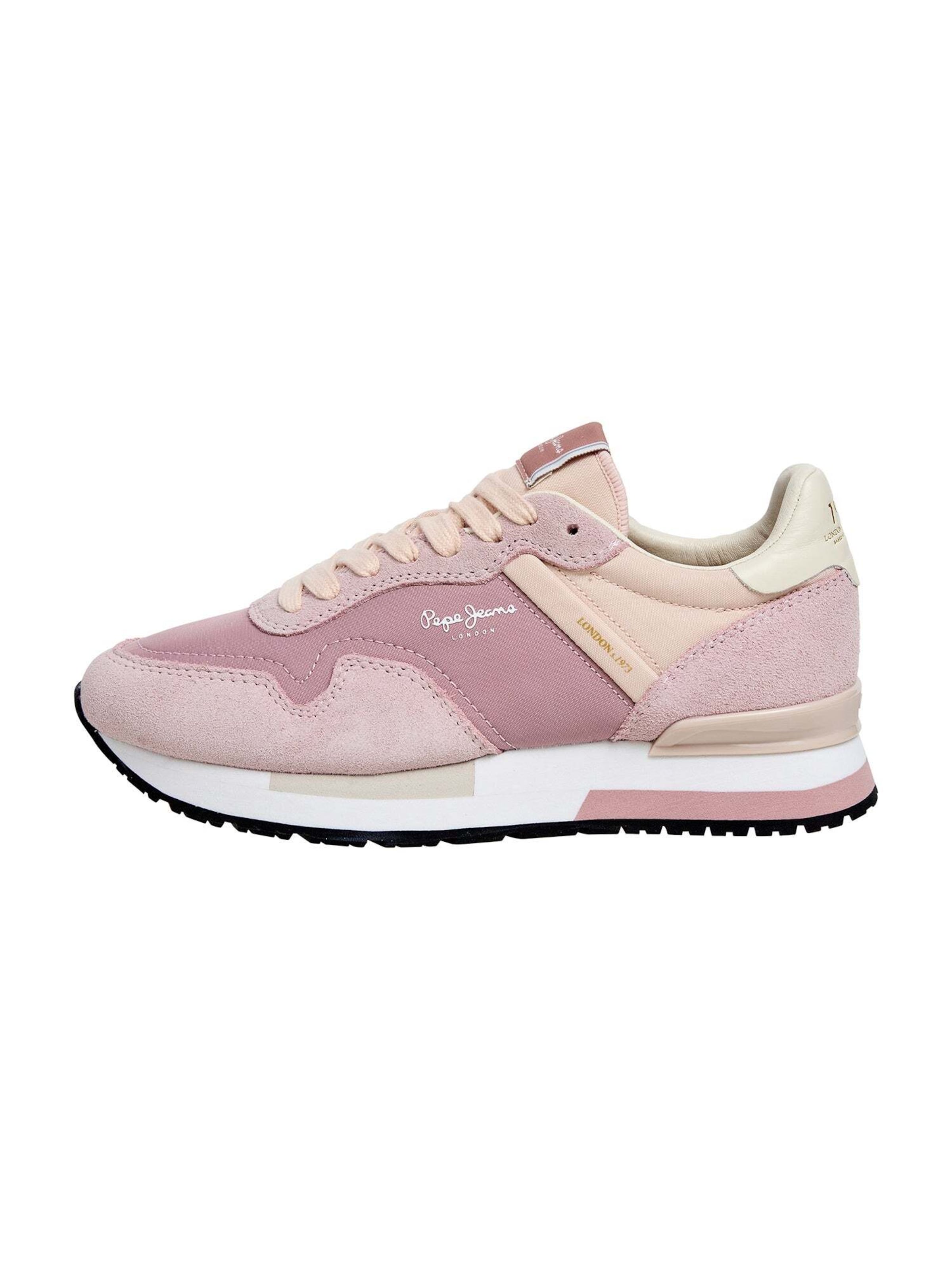 Baskets basses 'HAILON' Pepe Jeans en rose : devant