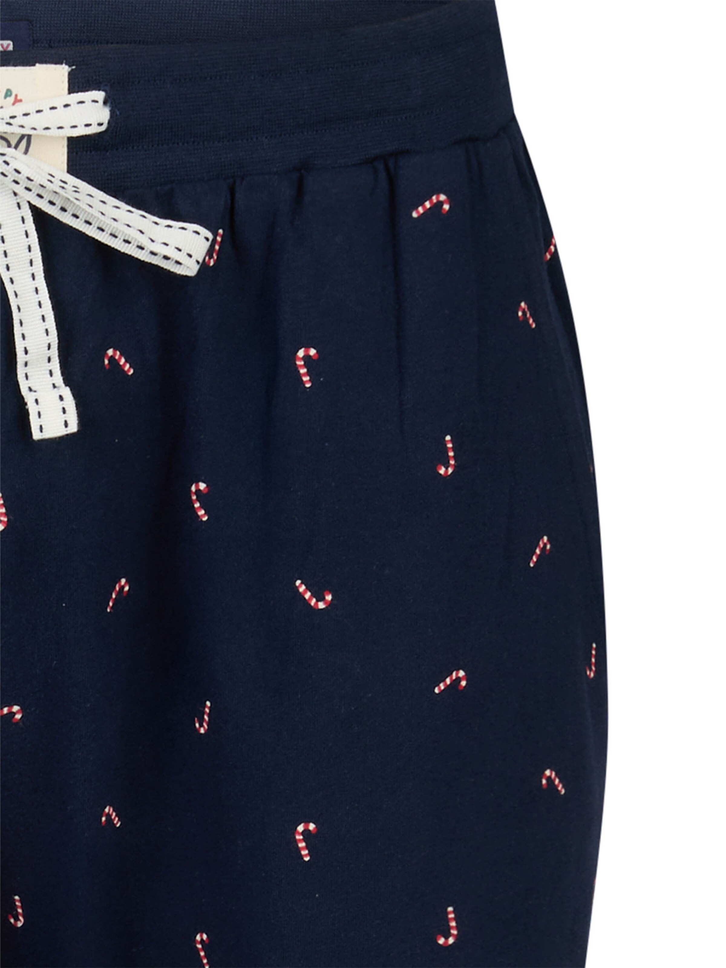 Happy Shorts Pyjamahose 'Christmas' in Blau