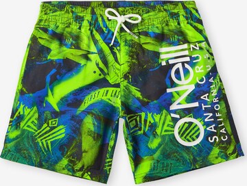 Pantaloncini da bagno 'Cali Crazy' di O'NEILL in verde: frontale