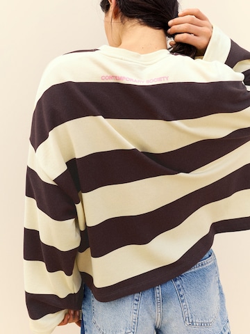 Pull&Bear Sweatshirt 'PACIFIC' in Braun