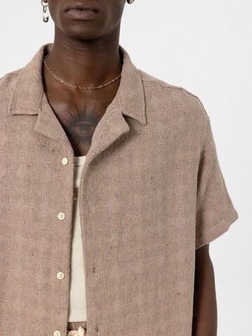 Wide leg Camicia 'Sedum' di VAMOS CLO in marrone