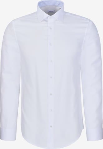SEIDENSTICKER Slim Fit Hemd in Weiß: Vorderseite