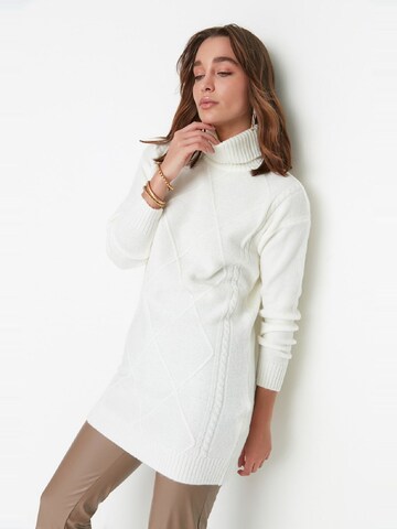 Abito in maglia di Trendyol in beige