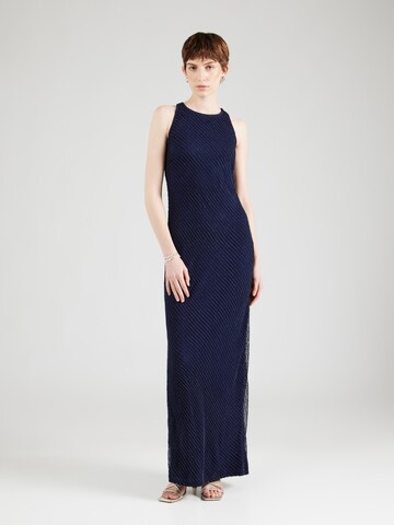 Abito da sera 'ZAKARIA' di Lauren Ralph Lauren in blu: frontale