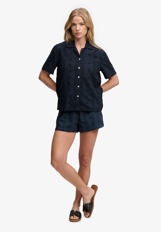 Superdry & Co Blouse 'Heritage' in Blauw