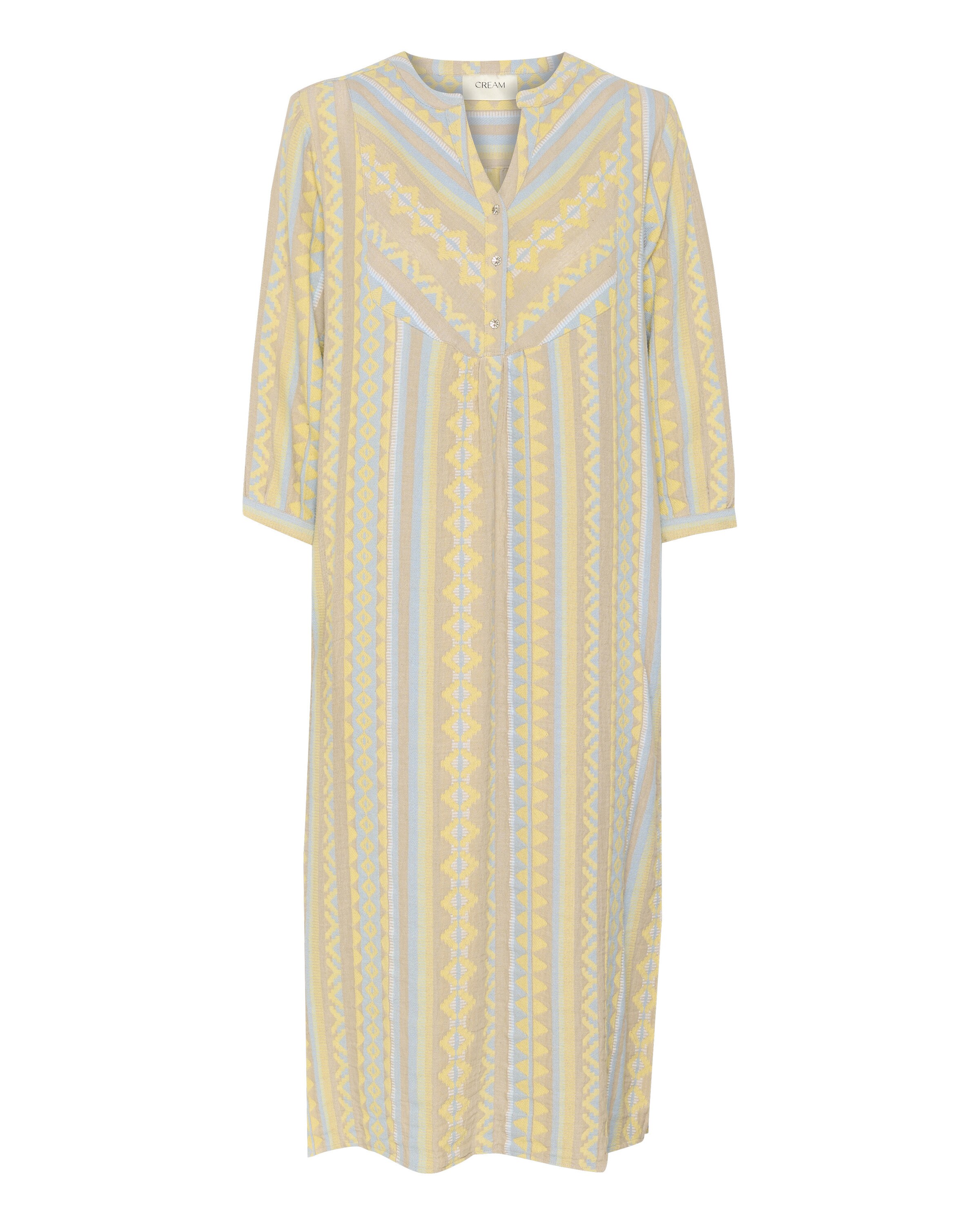 Robe 'Sola' Cream en mélange de couleurs : devant