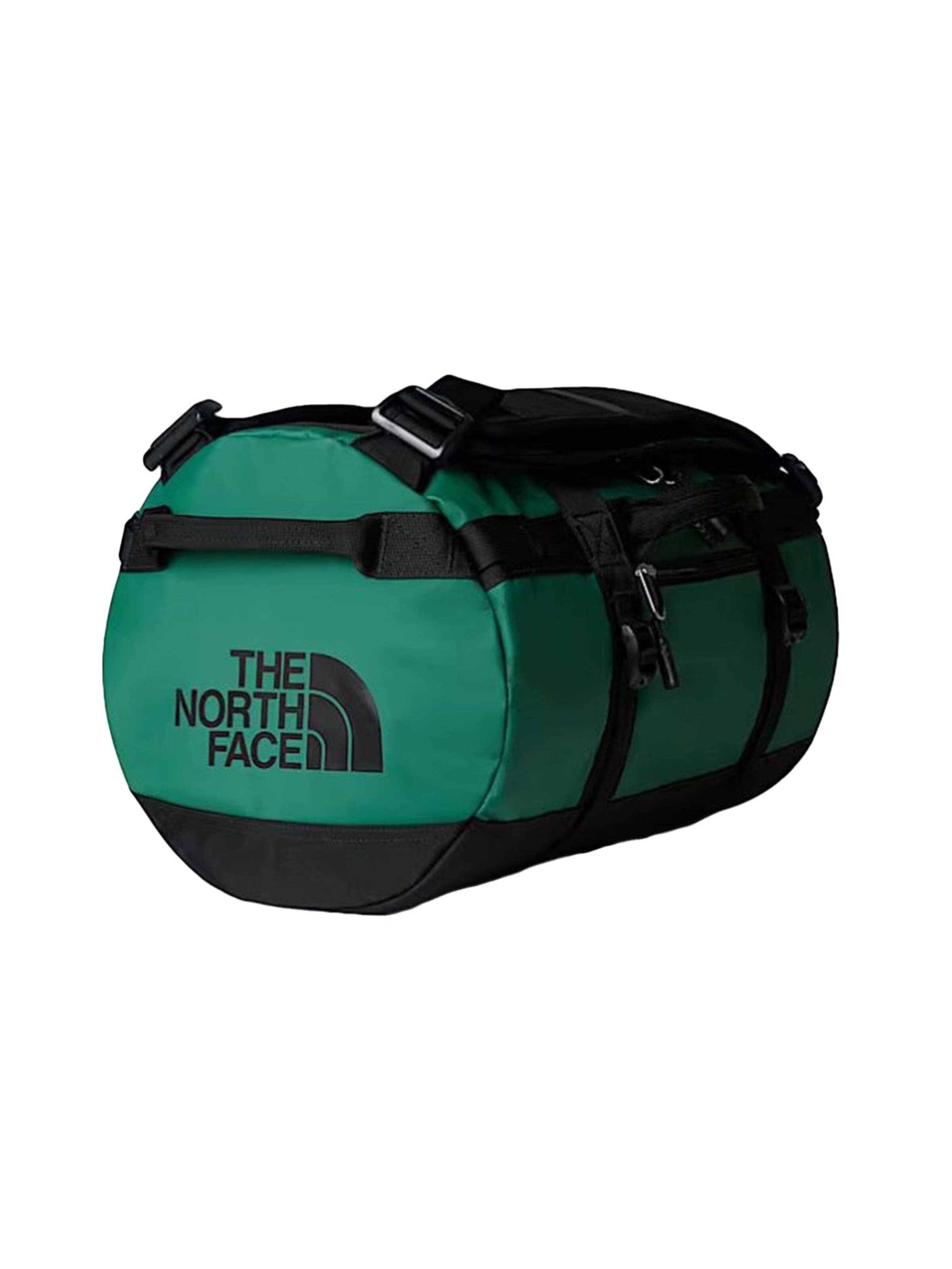 THE NORTH FACE Sac de voyage 'BASE CAMP DUFFEL-XS EVERGREEN / TNF BLACK' en One Size en noir, Vue avec produit
