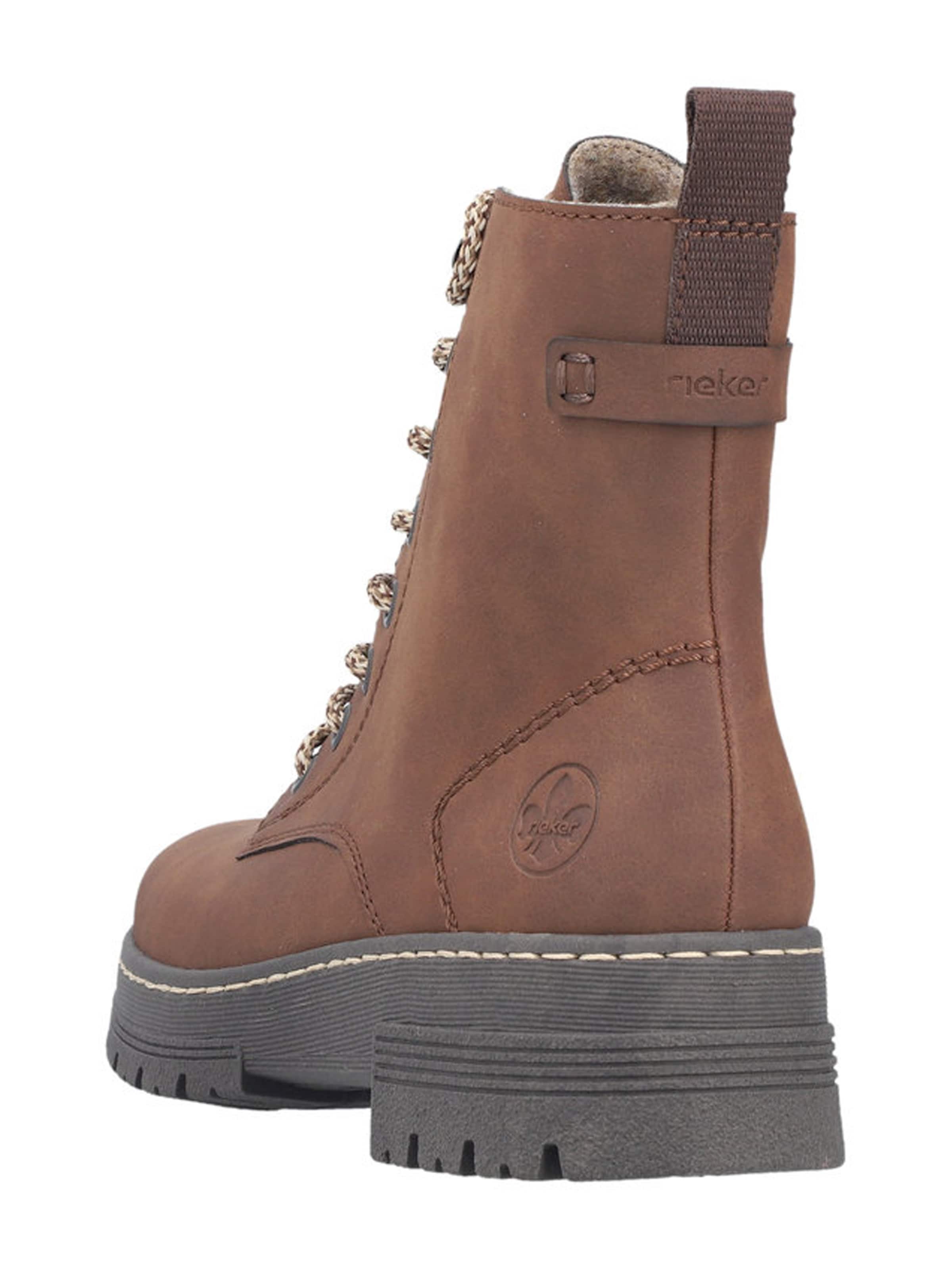 Rieker Schnürstiefelette in Braun