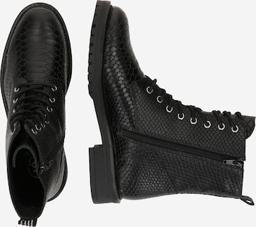 PS Poelman - Botines con cordones en negro