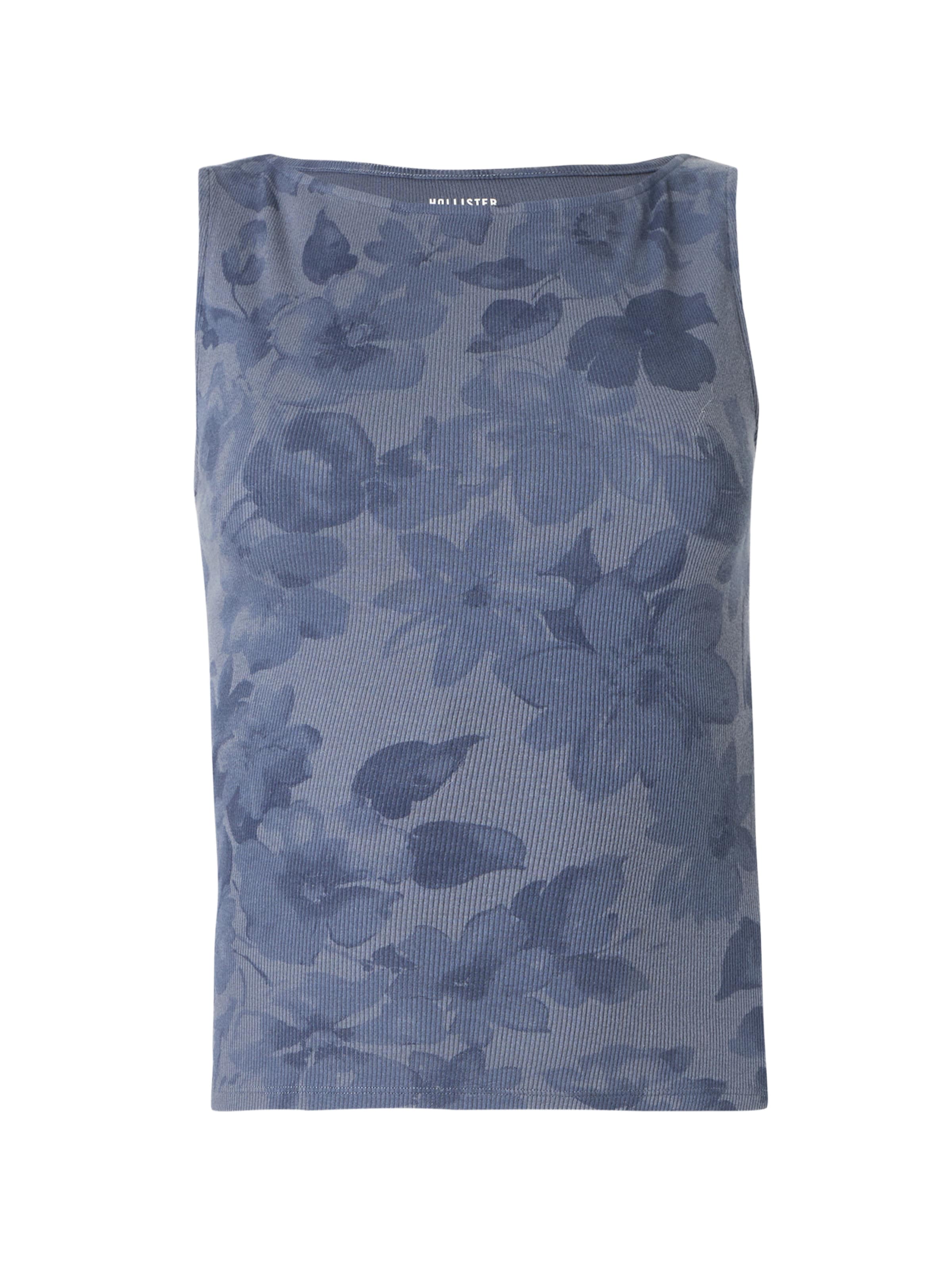 HOLLISTER Τοπ σε μπλε: μπροστά