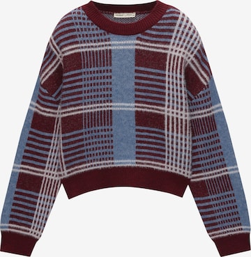 Pull-over Pull&Bear en rouge : devant