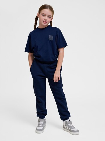 Hummel Tapered Broek 'Clean Adjustable' in Blauw