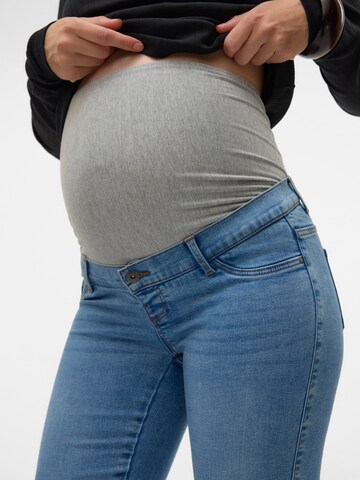 MAMALICIOUS Skinny Jeans 'MLAukie' in Blue