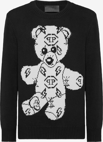Pull-over Philipp Plein en noir : devant